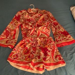 Zara matching set shorts and top